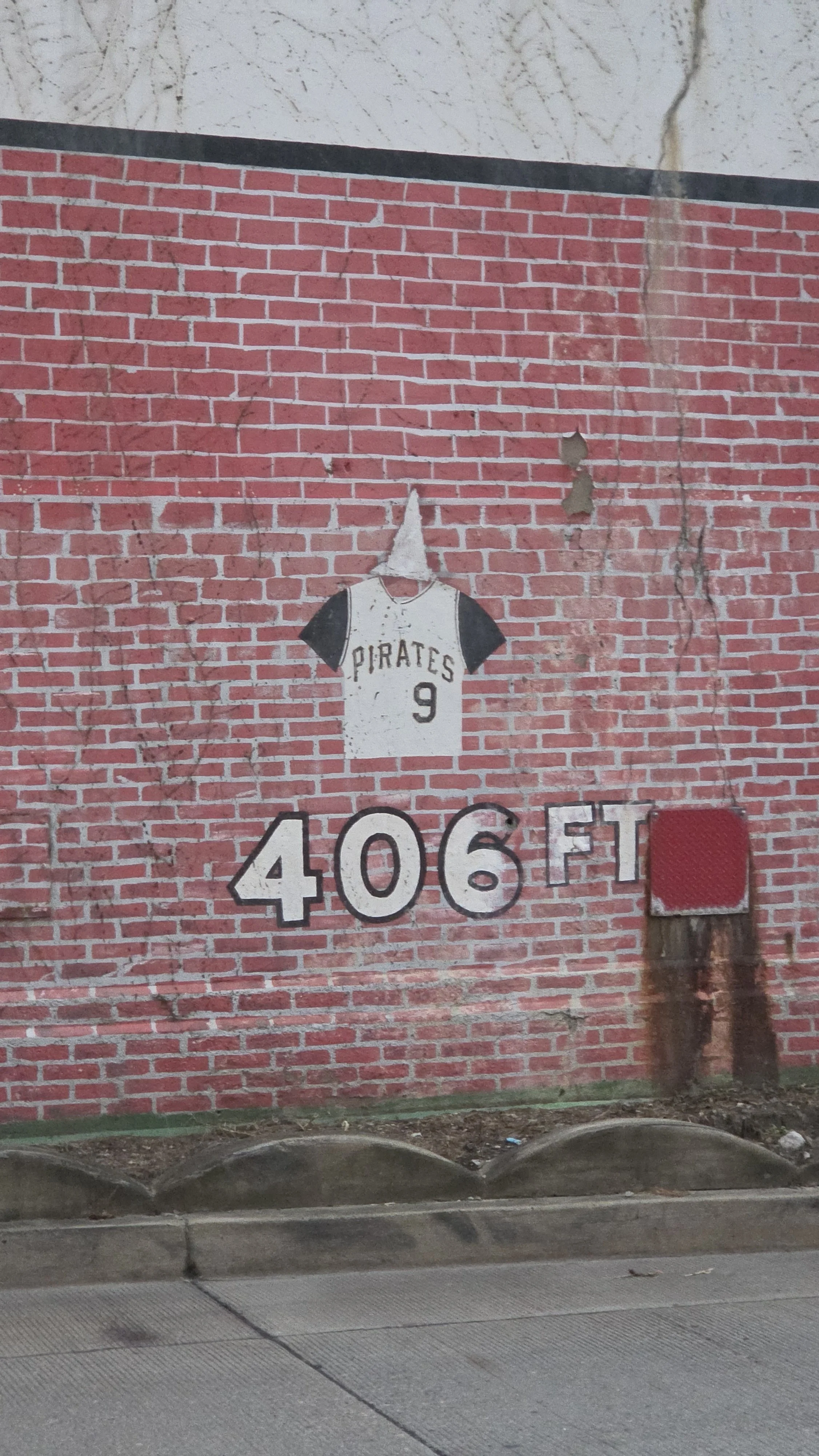 Pirates Jersey with 406 Ft. Written Below