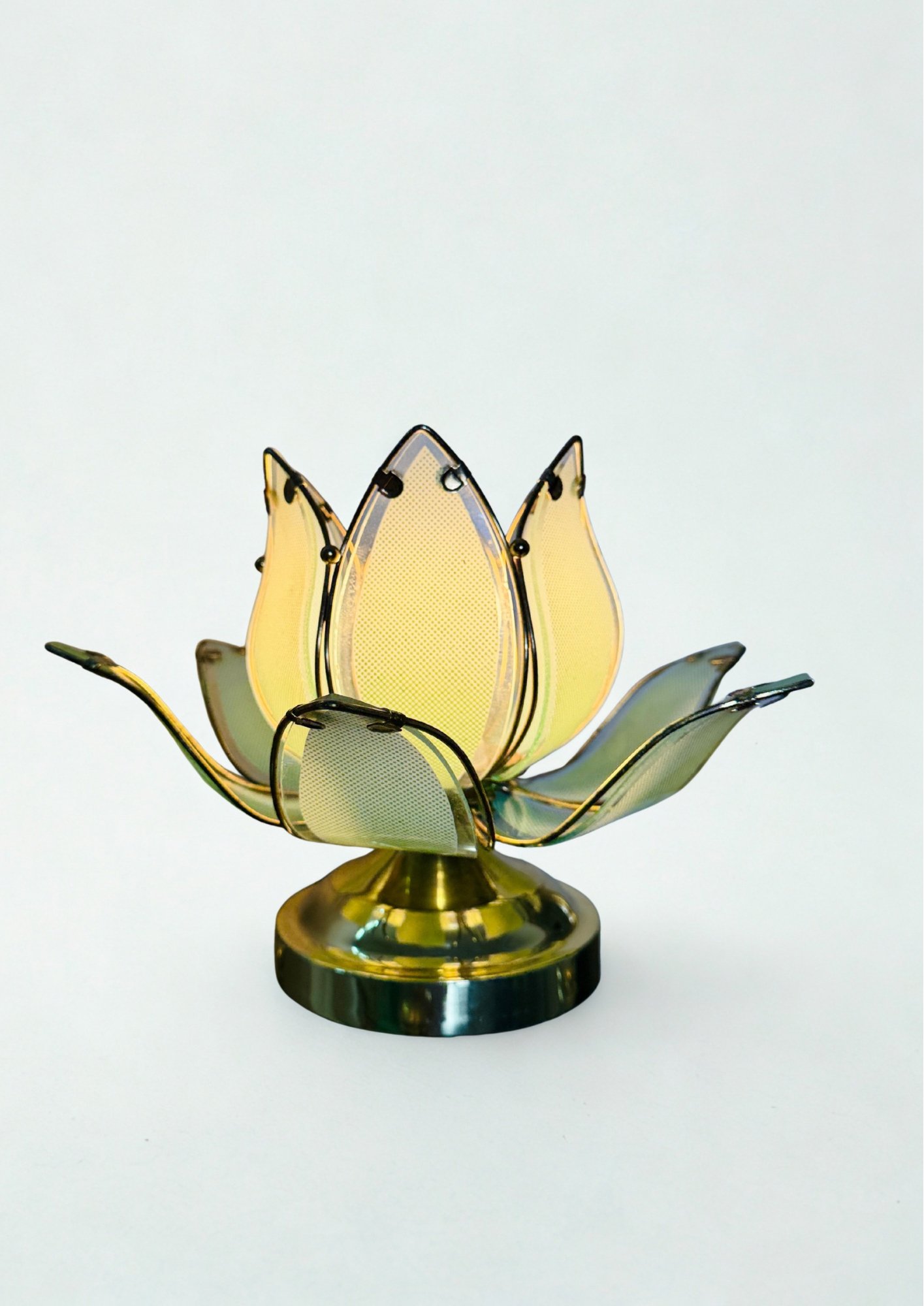 Green Lotus Touch Lamp