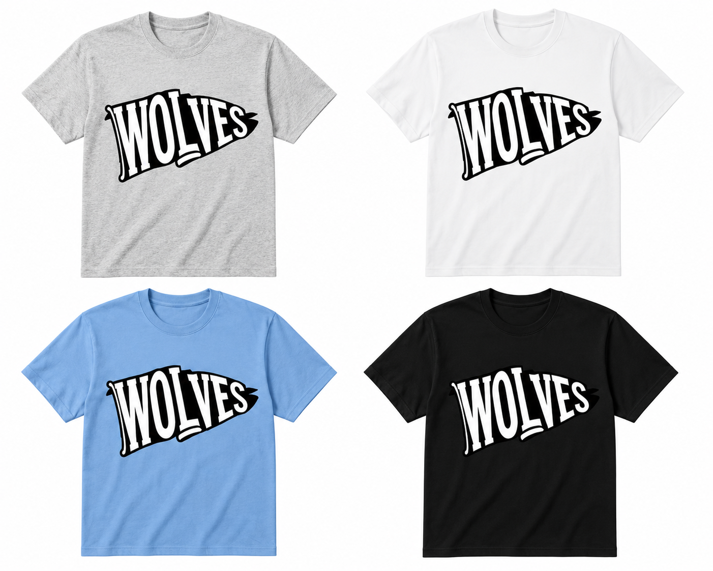 Wolves Flag Tshirt