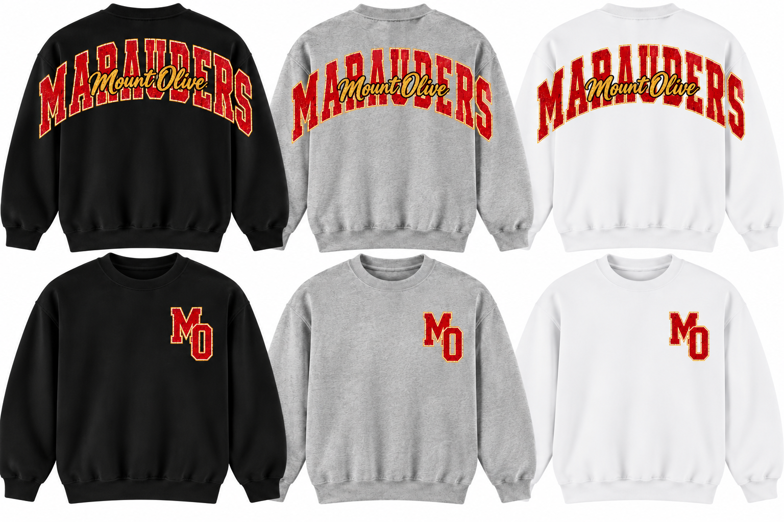 Oversized Varsity (Shoulder to Shoulder Design) Crewneck