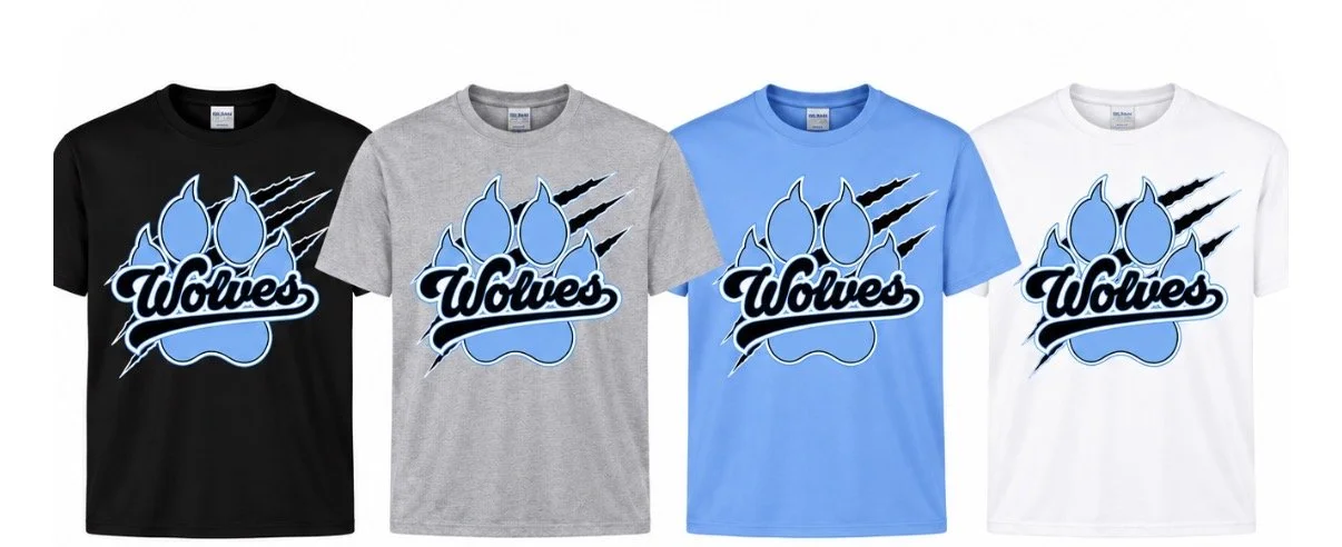 Wolve Scratch Mark Tshirt