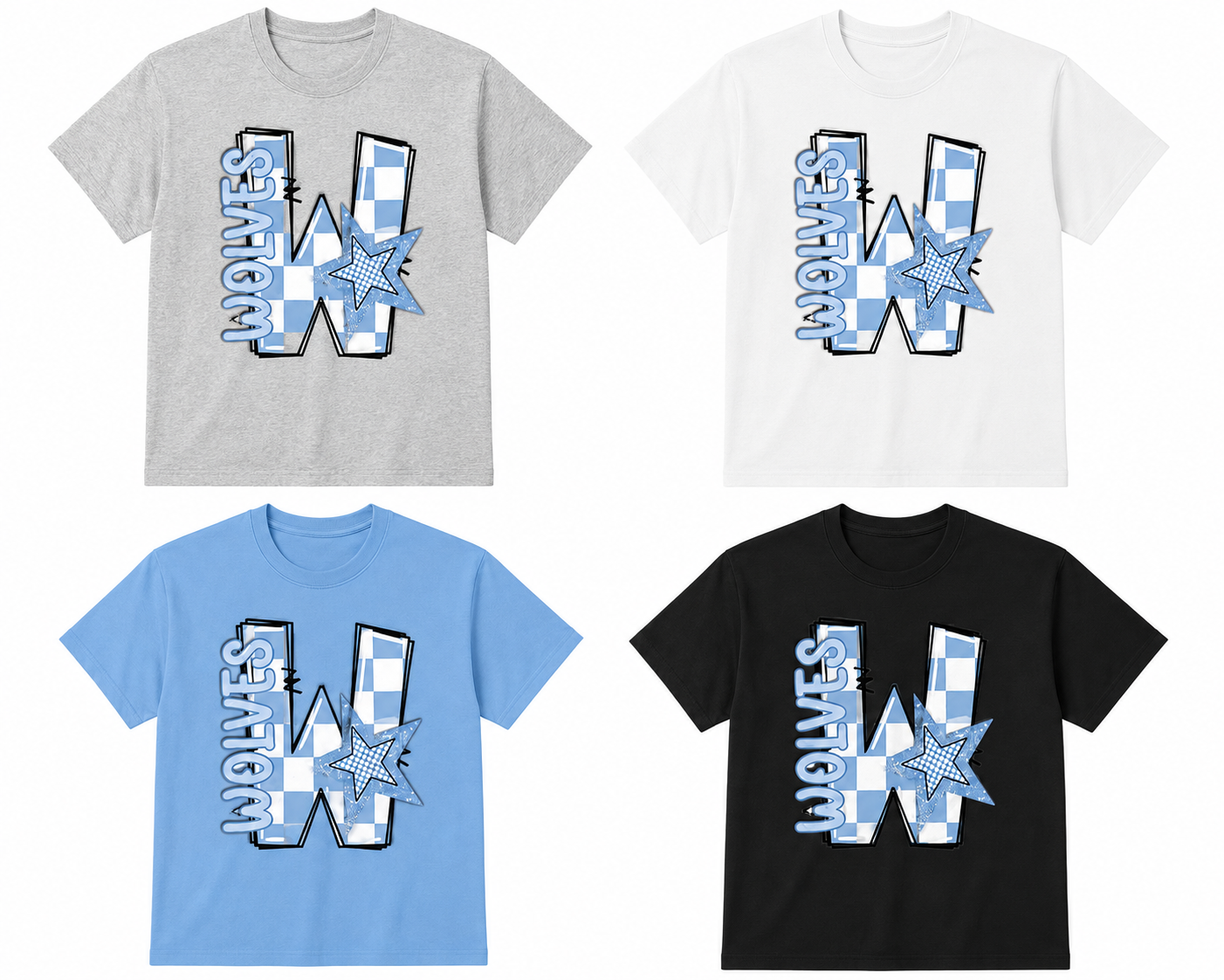 W is for Wolves Logo Tshirt