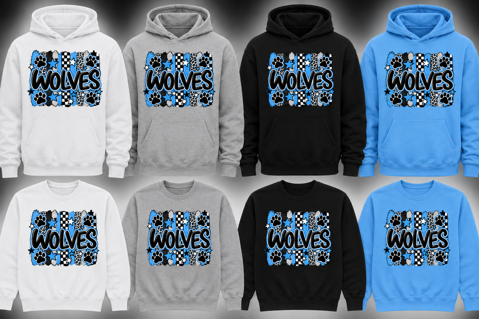 Wolves Graffi -Hoodies/ Crewneck