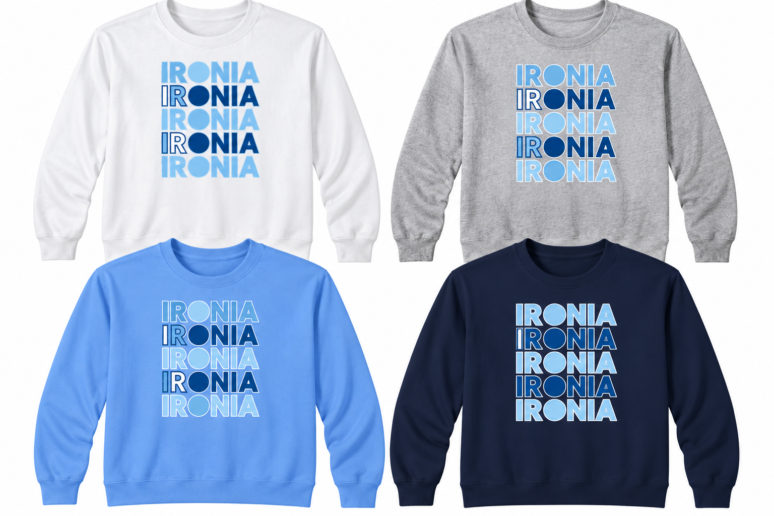Ironia Block letters