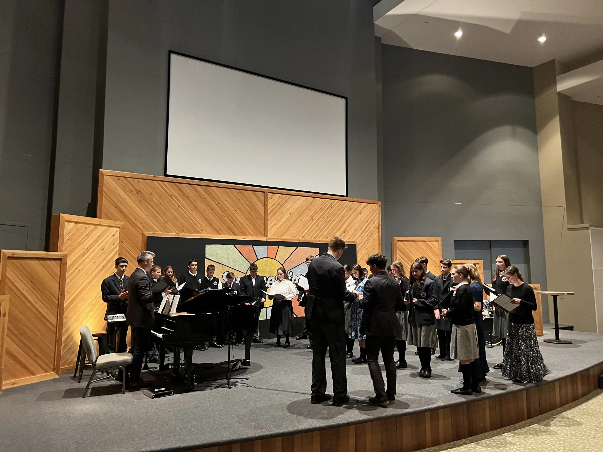 Rehearsal for Spring Concert