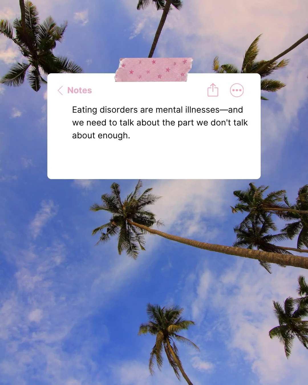 If you or someone you know is struggling or in crisis, call or text 988 to reach the Suicide &amp; Crisis Lifeline.

#lifeisworthliving #keepgoing #eatingdisorderawareness