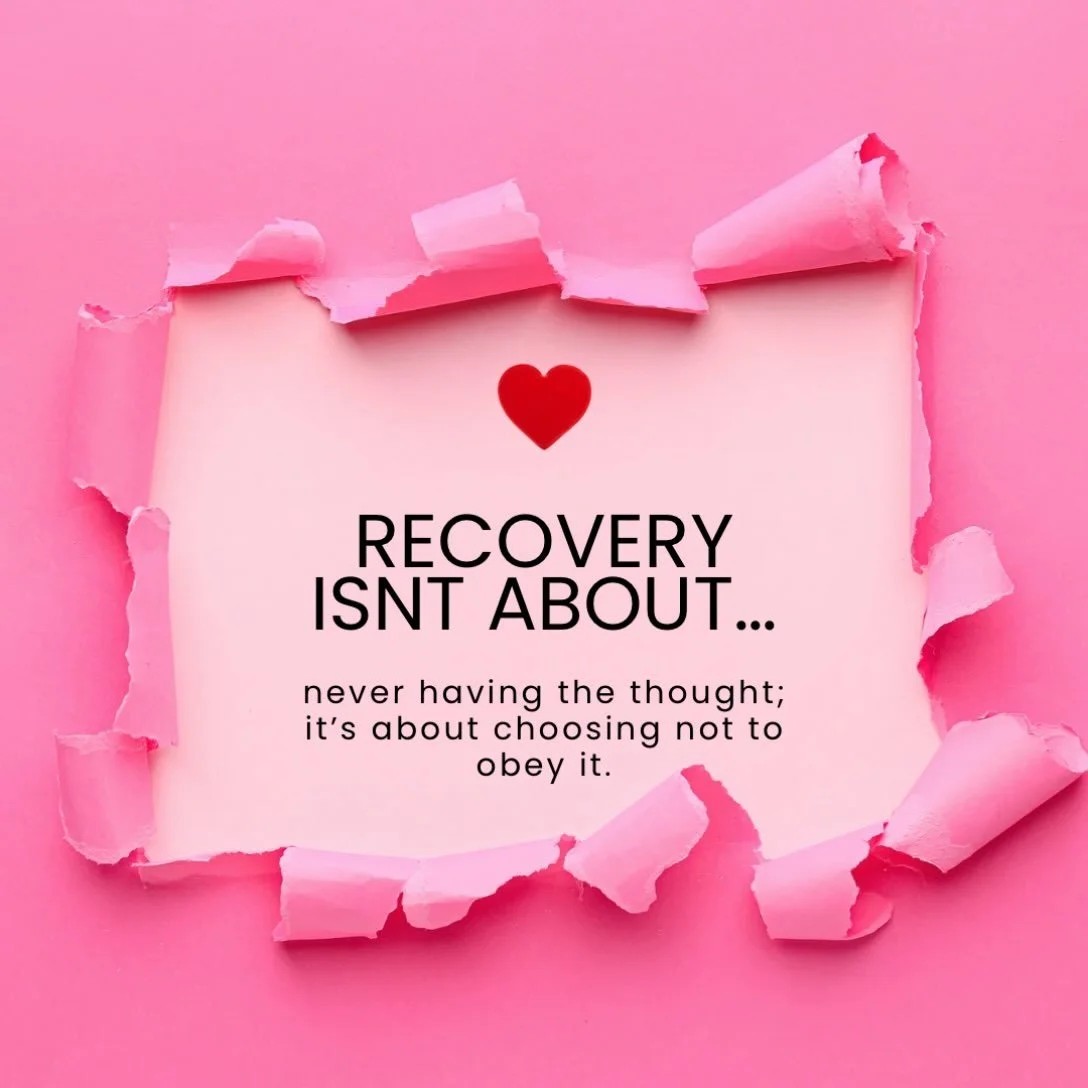 It&rsquo;s the space between the thought and the urge. Learning to disobey it is recovery. 🩷

#recoveryisworthit #restrictiveeating #bingeeatingrecovery #bulimia