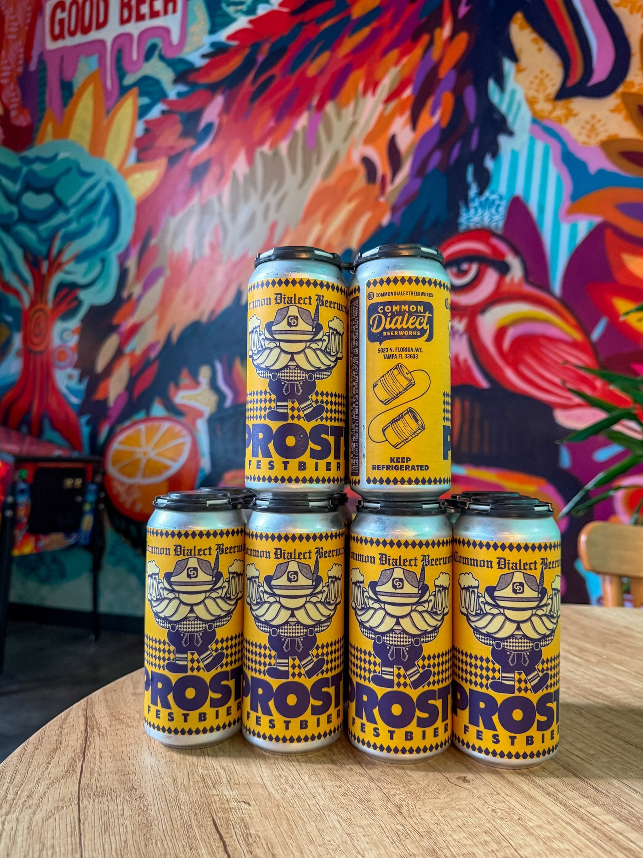 PROST! Now through Monday purchase 2 or more 4-packs of our Festbier and get 30% off 🍻 

#commondialectbeerworks #tampabrewery #festbier #seminoleheights