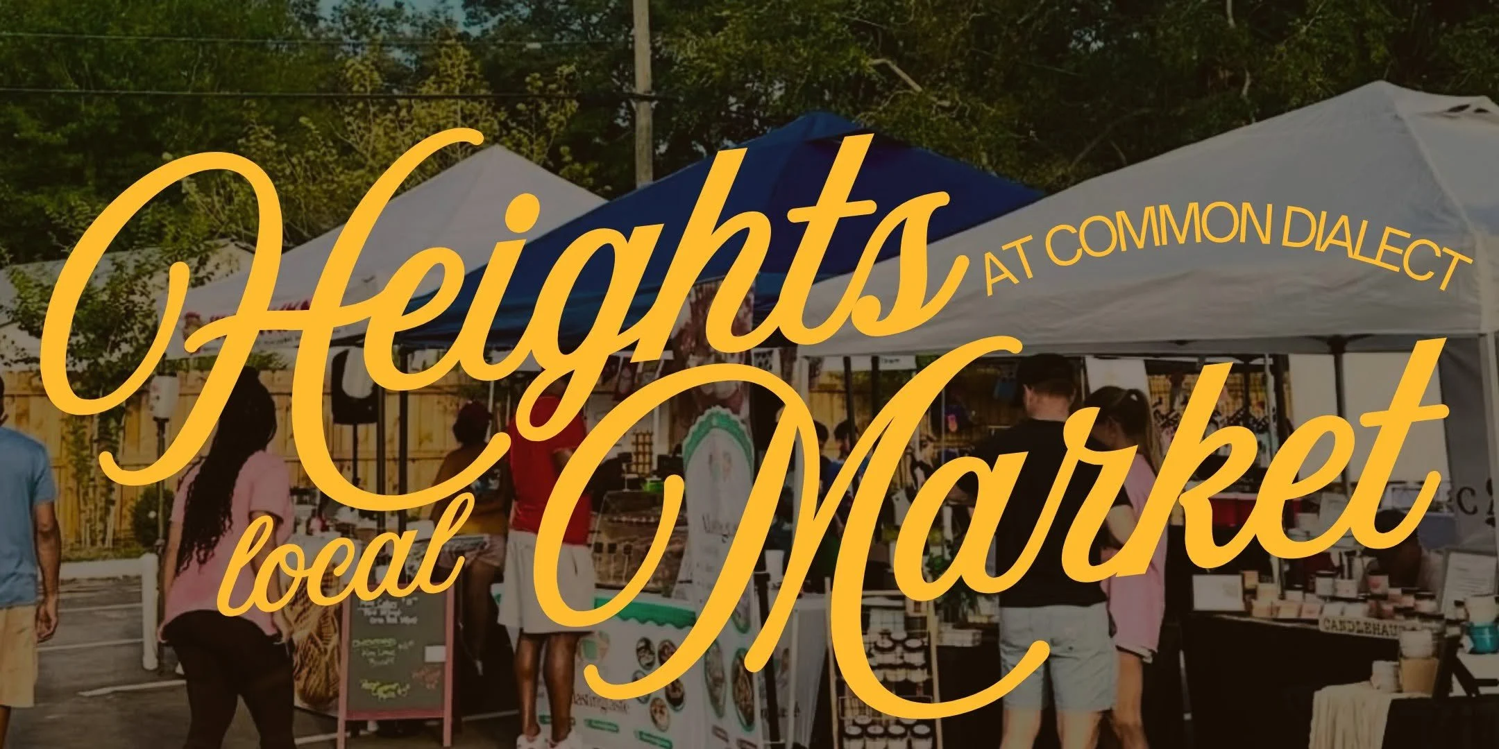 Heights Local Market at Common Dialect Beerworks. Every 1st Friday of the month in Seminole Heights. This night market features rotating vendors, food and beer from 6-9pm.