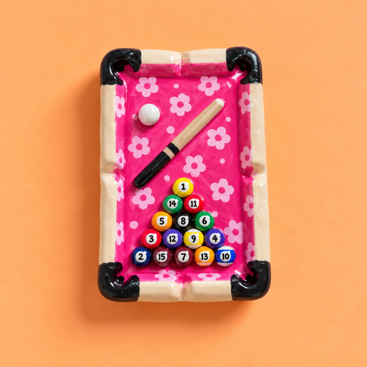 "Petal Party" - Pool Table Ashtray