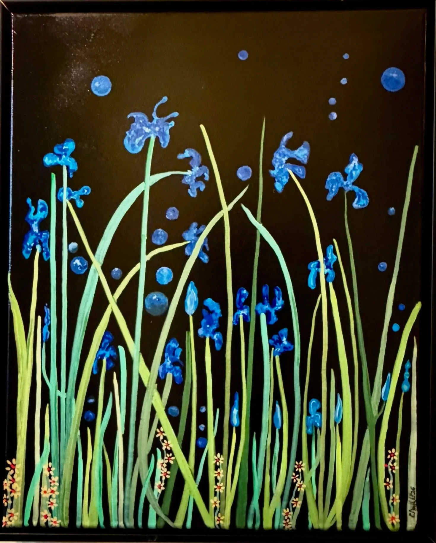 Iris (16”x20” framed)