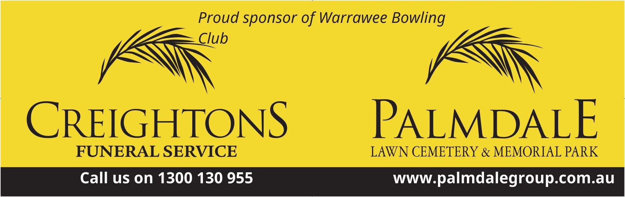 Creightons Funeral Services is proud sponsors of Warrawee Club