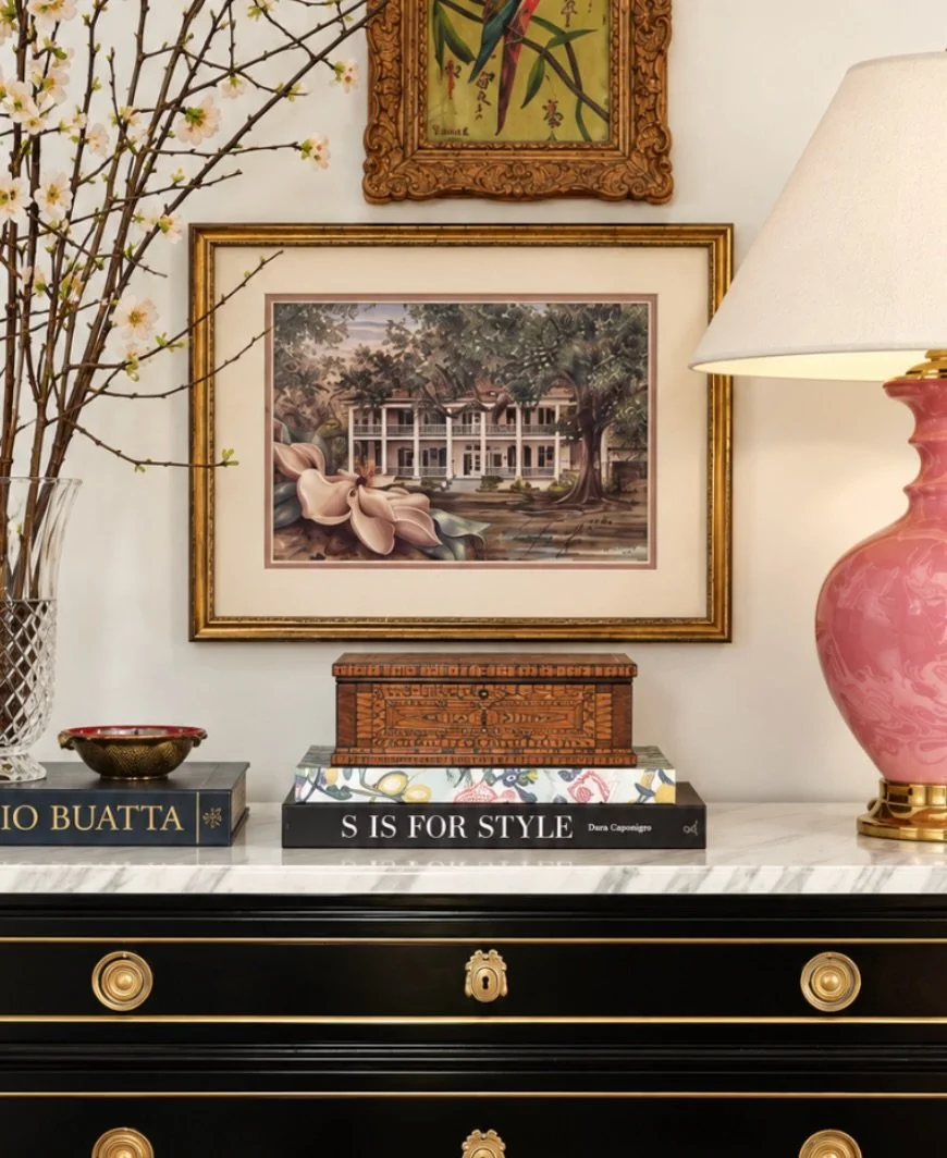 A little piece of southern charm&hellip;

A vintage watercolor-style print beautifully framed and ready to hang!