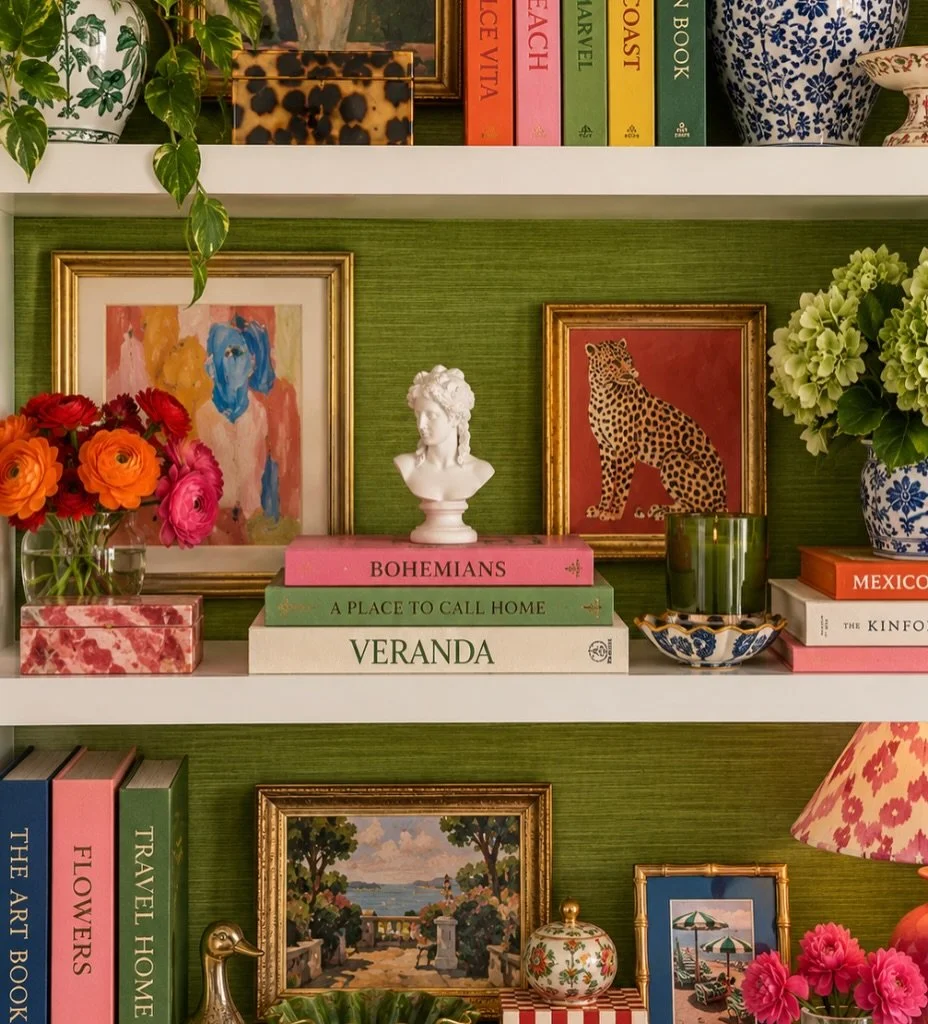 A little piece of classical charm 💚 This petite Greek-inspired bust is the perfect finishing touch for a bookshelf, console, or stack of your favorite coffee table books!