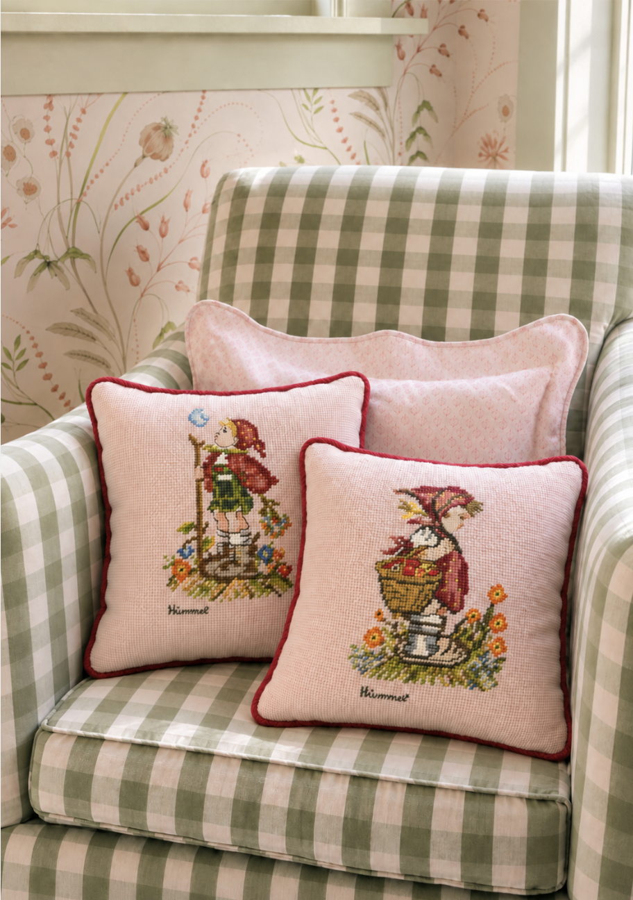 Storybook Needlepoint Pillows