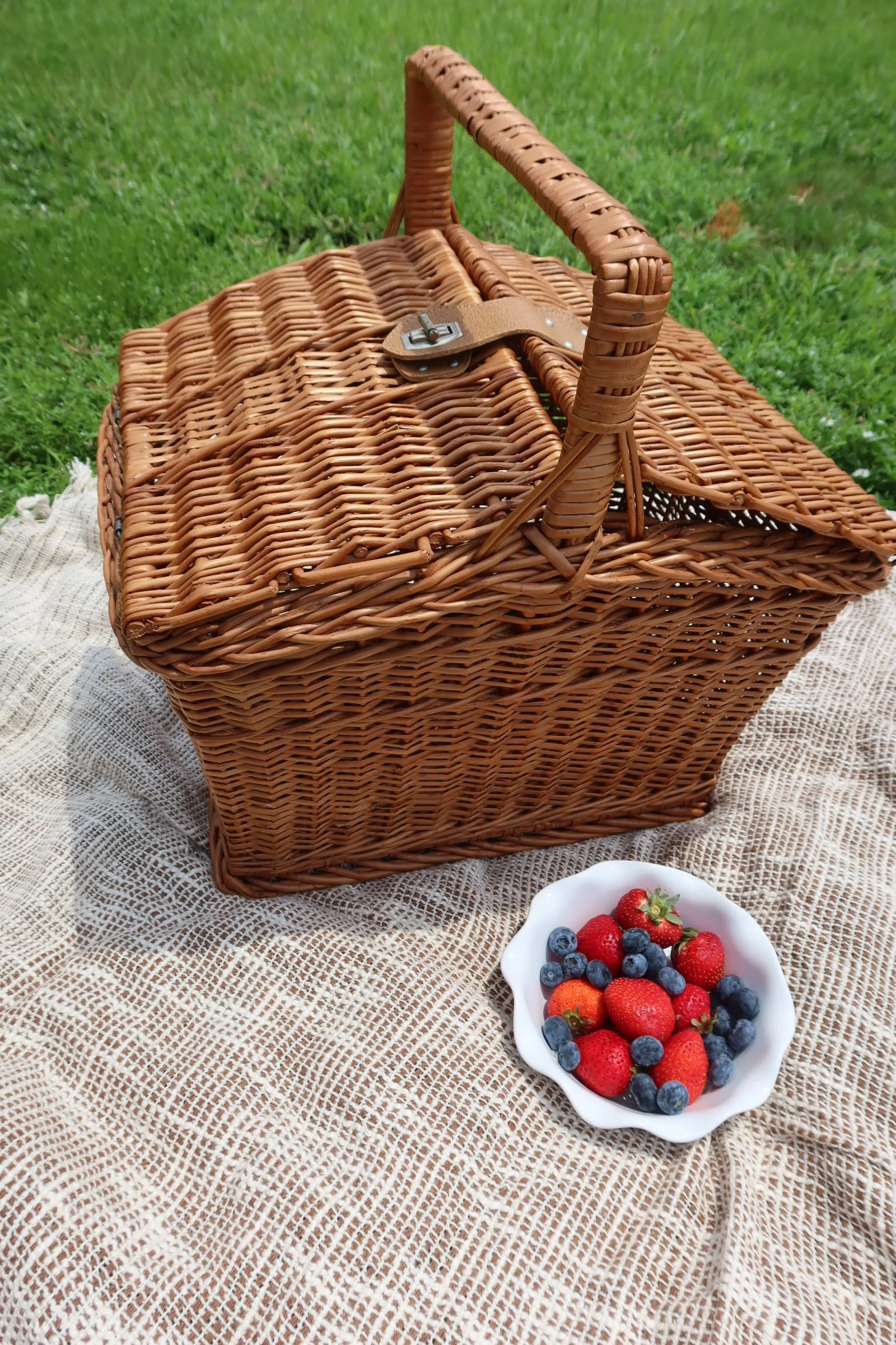 Woven Picnic Basket
