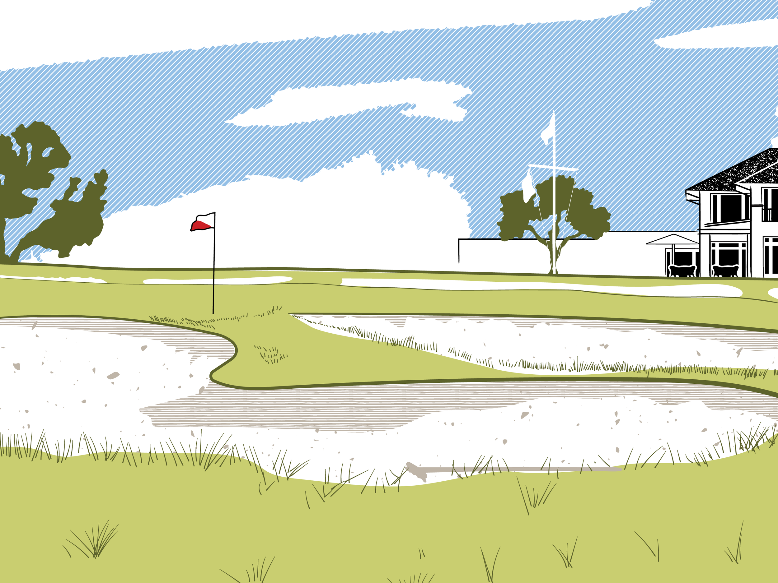 Golf Illustration