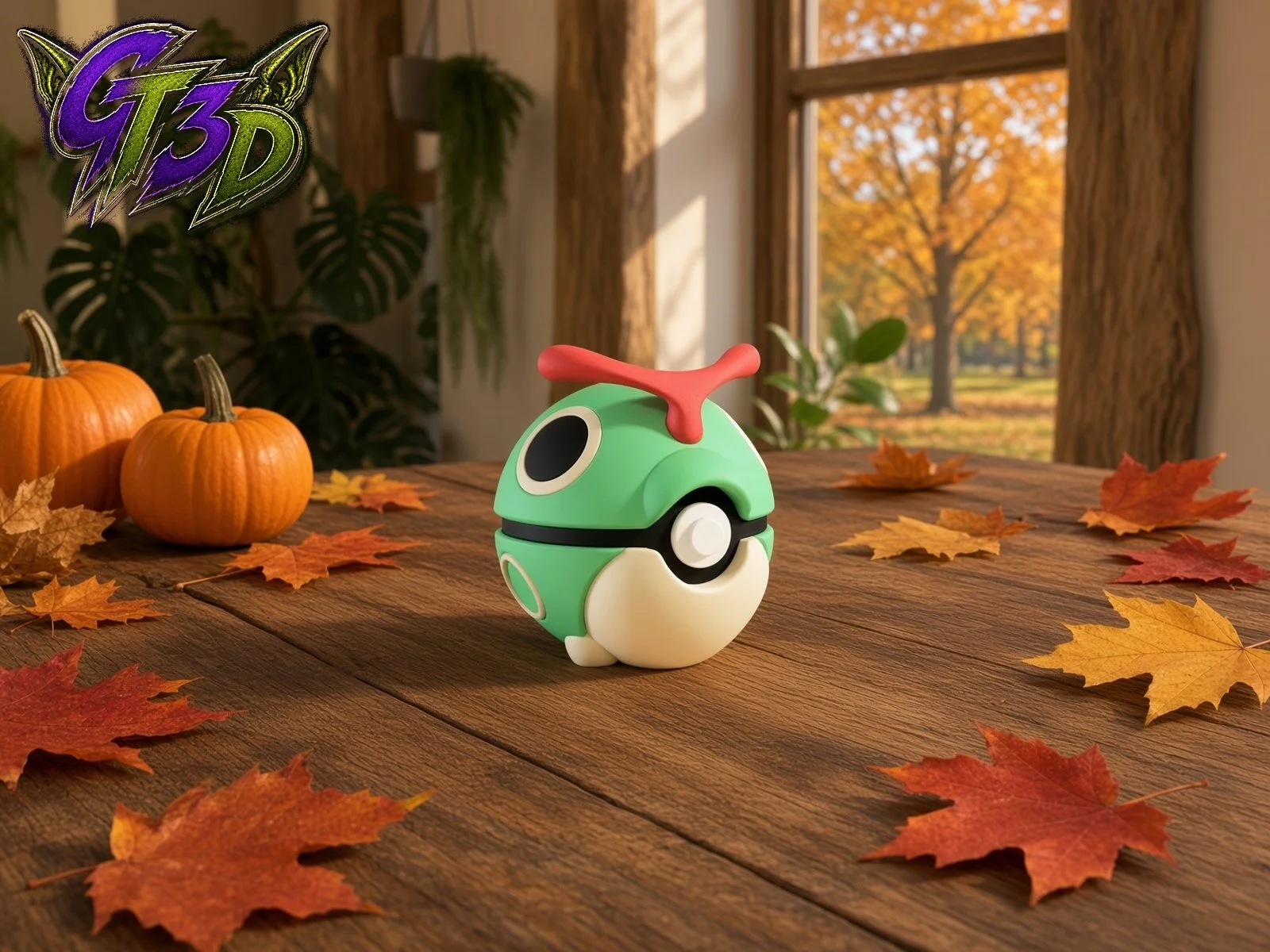 #0010 Caterpie Pokeball