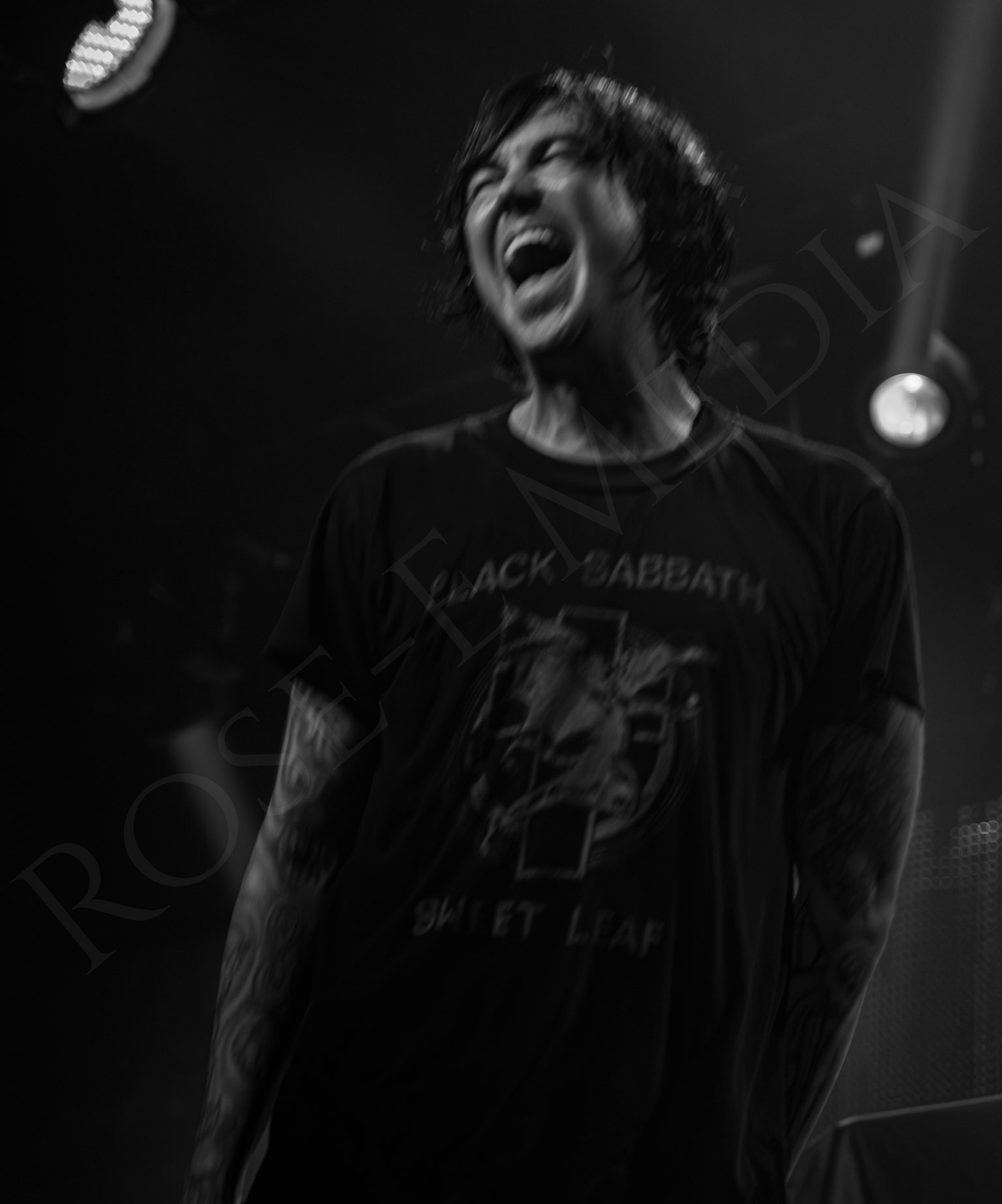 Kellin Quinn appears at Bemo Rouge’s Emo Night in New Orleans, captured in a standout live moment surrounded by crowd energy, stage lights, and the atmosphere of the night.