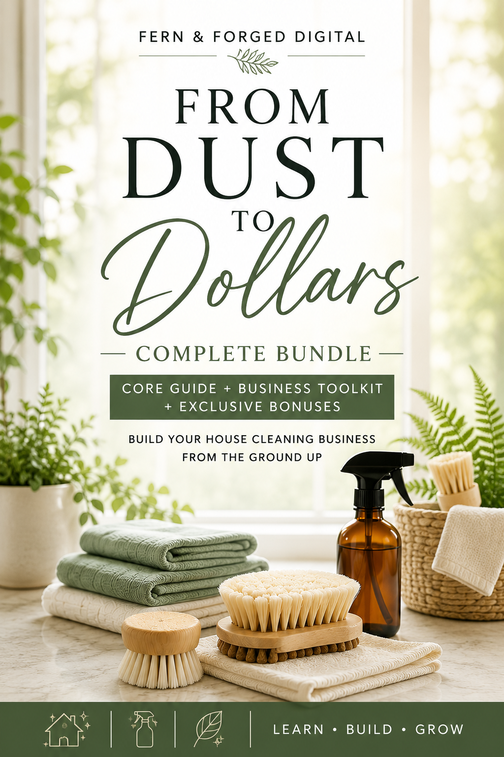 From Dust to Dollars: Complete House Cleaning Starter Bundle