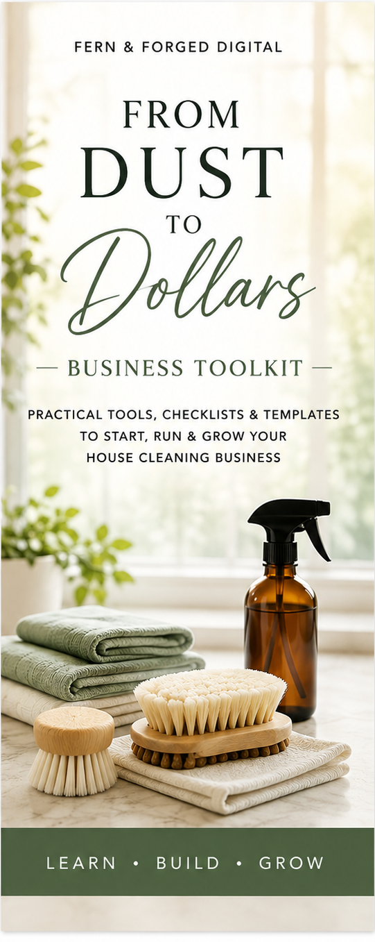 From Dust to Dollars: House Cleaning Business Toolkit