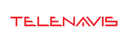 Telenavis logo in red text on a white background.