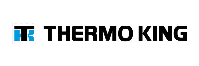Thermo King logo with a stylized letter T and a crown symbol on a white background.