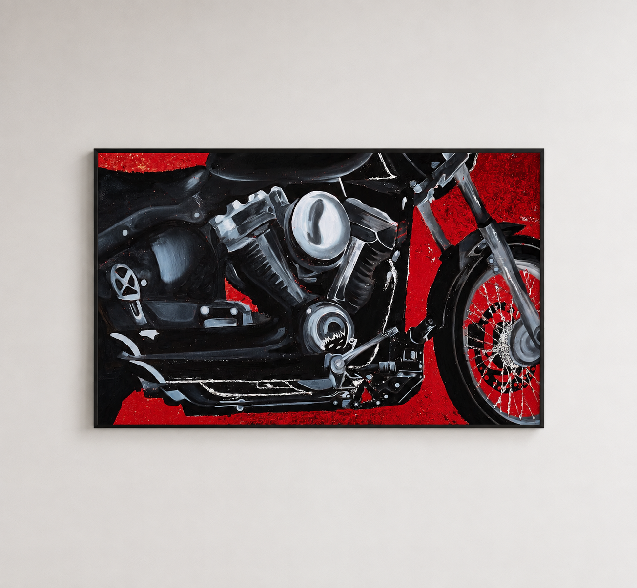 His Harley
