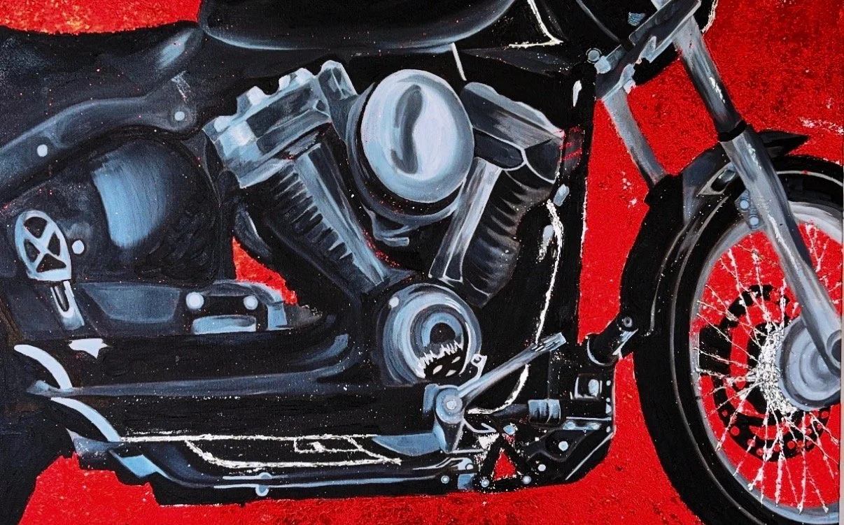 His Harley Print