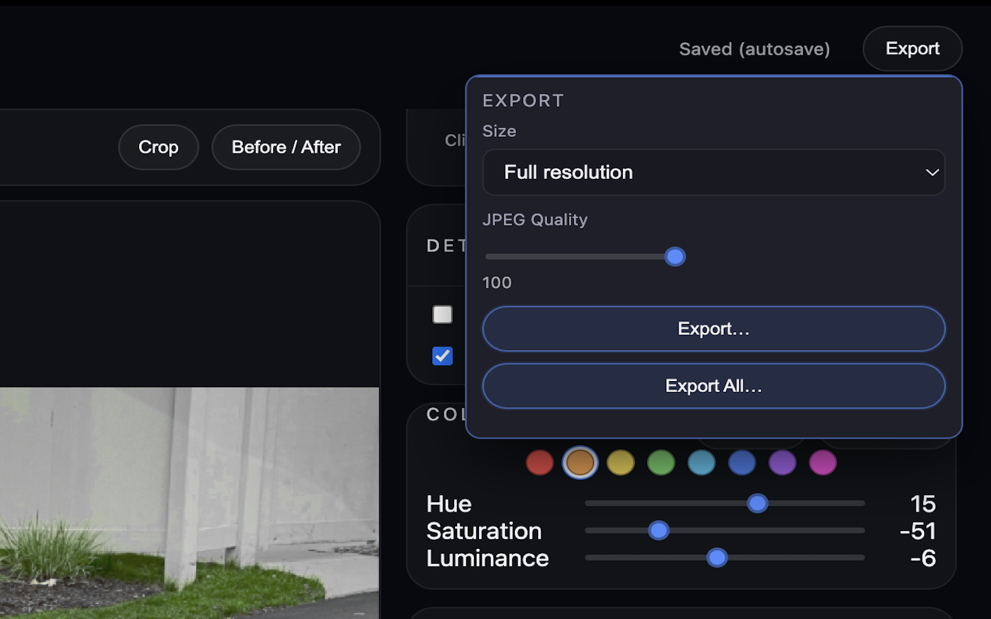 Luminist Photo Editing Software