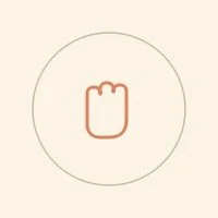 Simple line drawing of a bread loaf icon inside a circle
