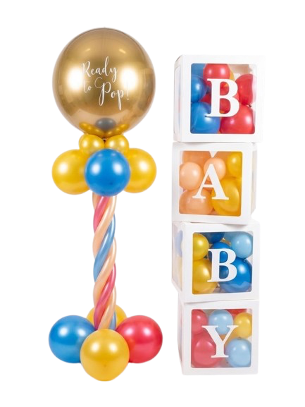 Ready to Pop! Gender Reveal Decor Bundle