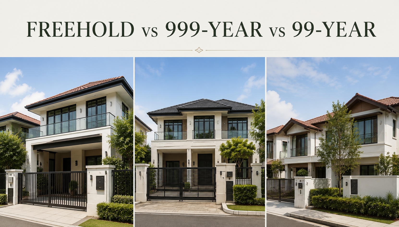 Freehold vs 999-Year vs 99-Year Landed: Does It Matter for Resale?