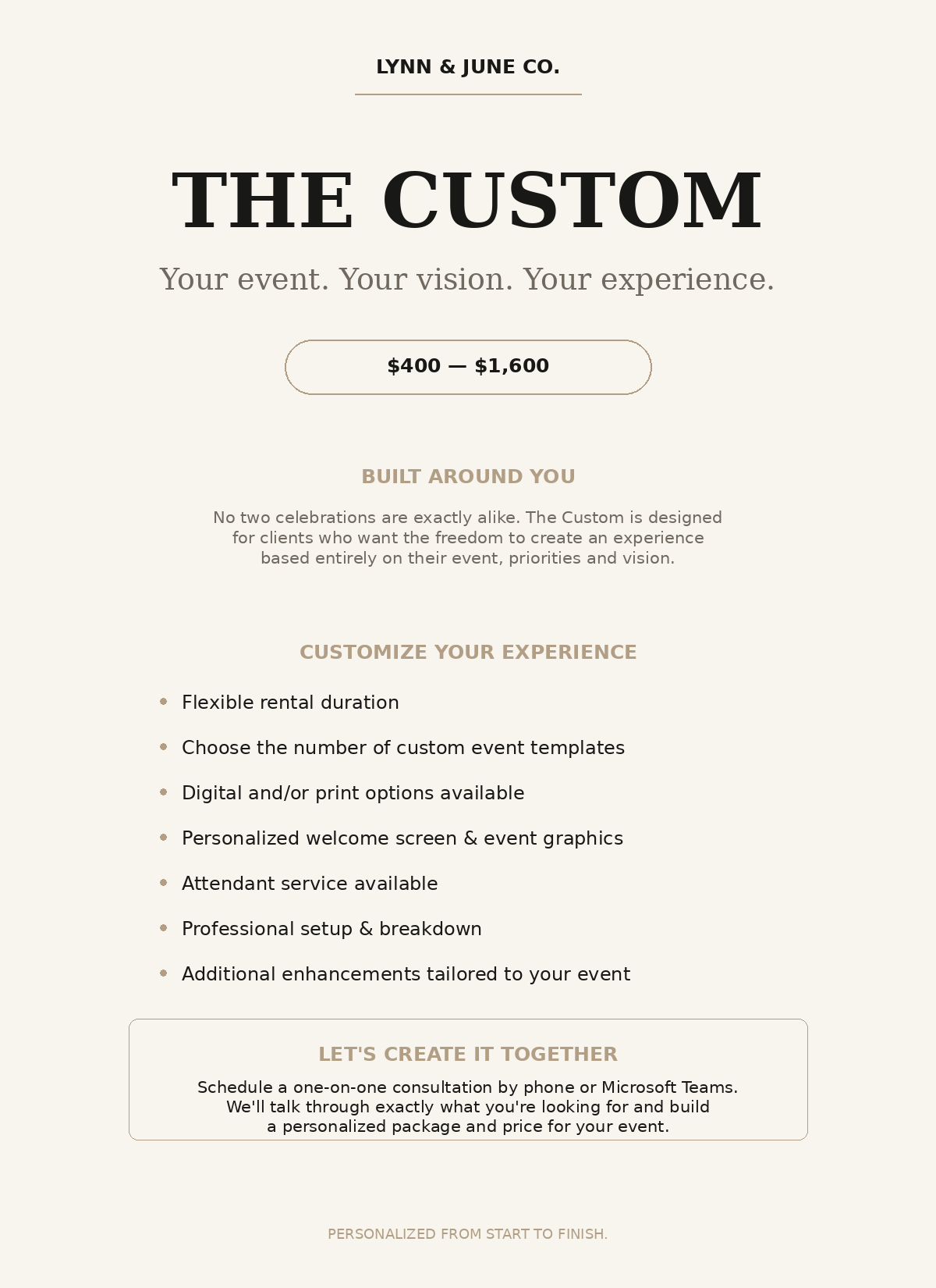 The Custom