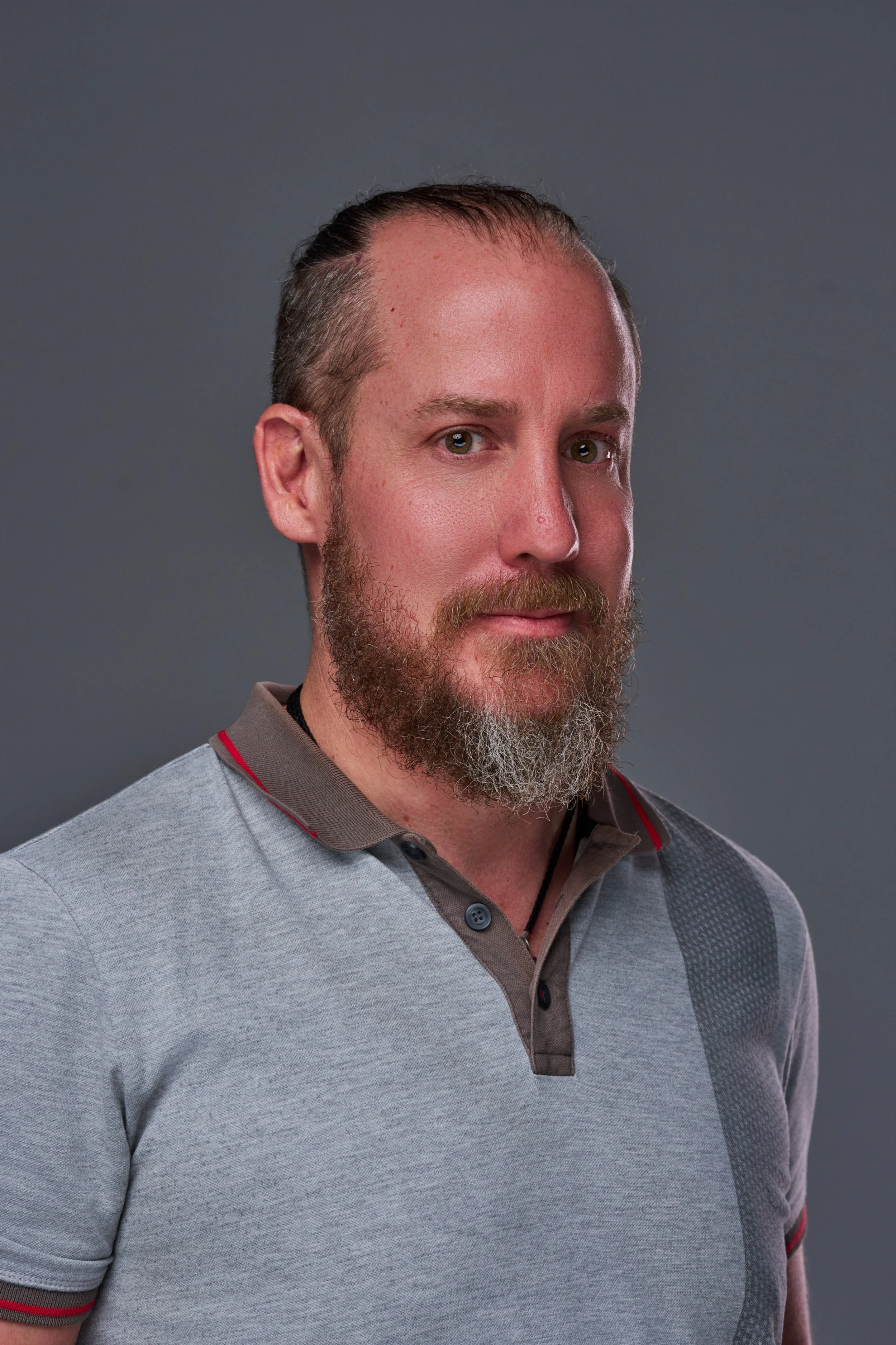 Studio portrait of Michael Angerer, photographer behind Wyld Meridian.