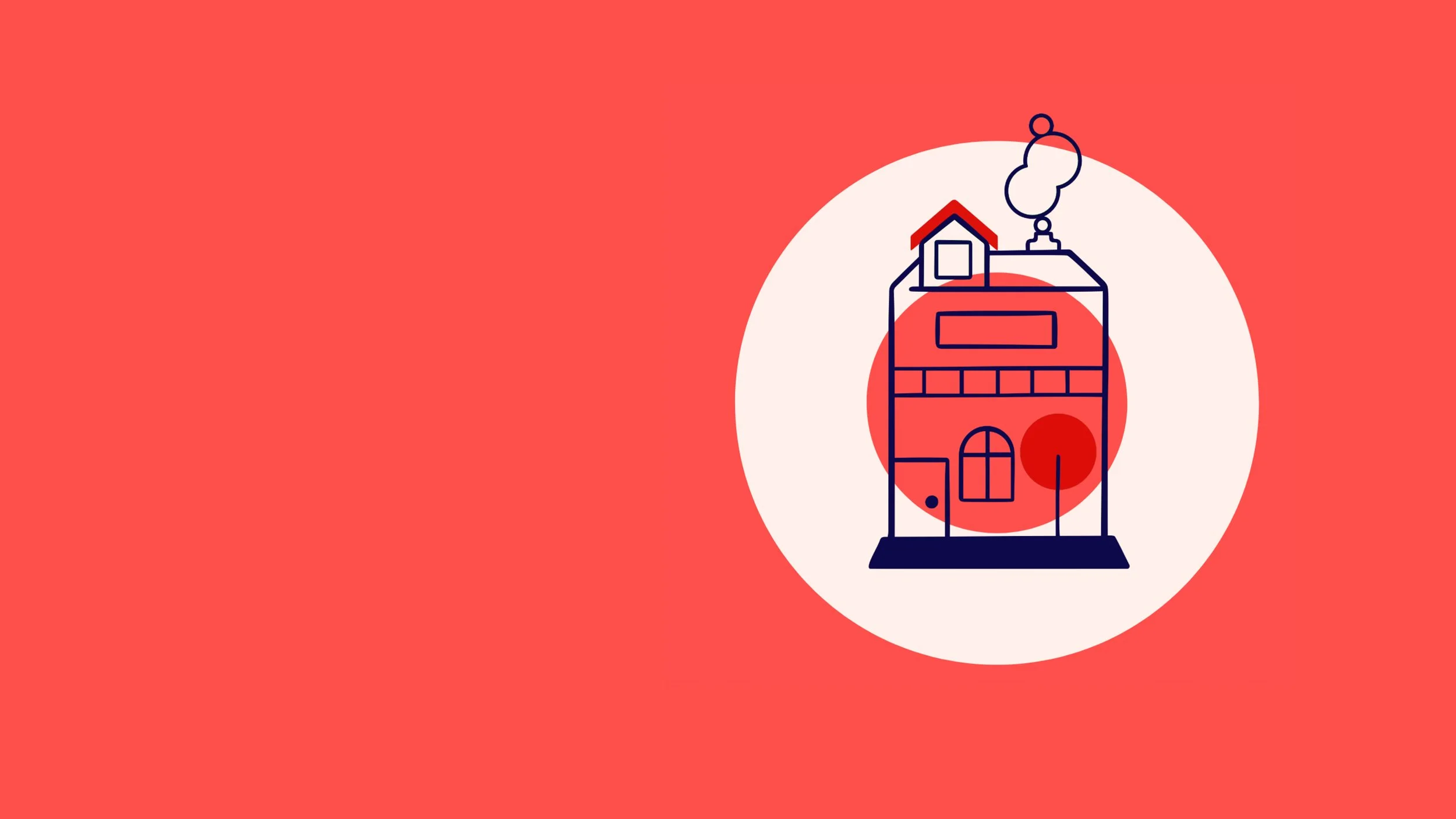 Honey house illustration