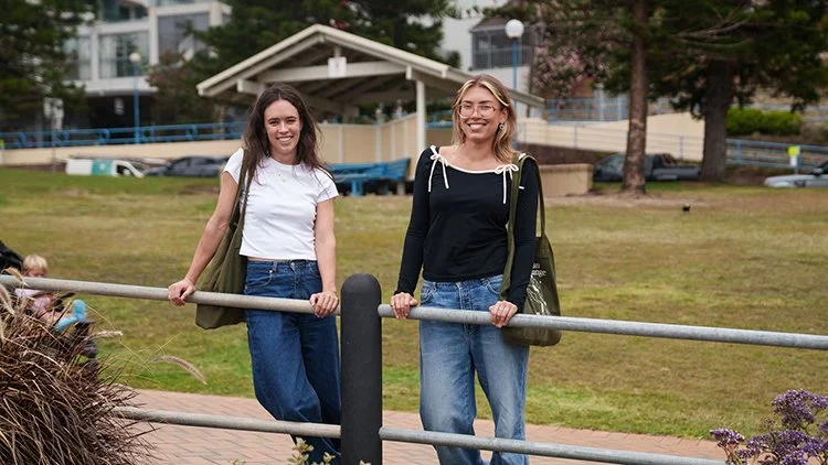 Co-founders of Build a Ballot, Lizzie Hedding and Tegan Lerm