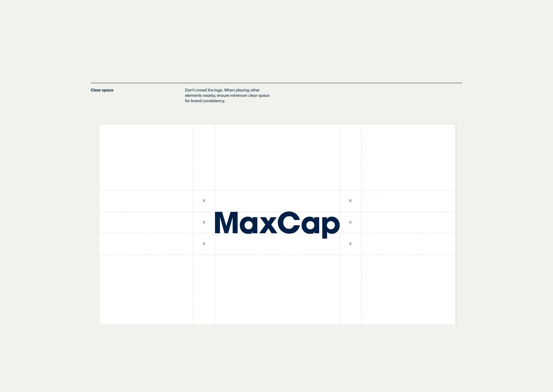 Screenshot of brand guidelines