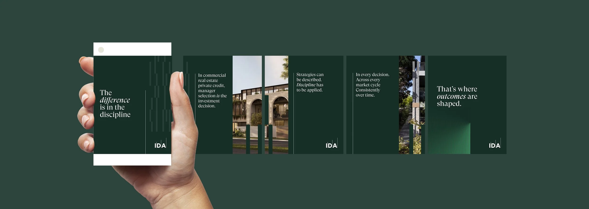 Social media carousel design