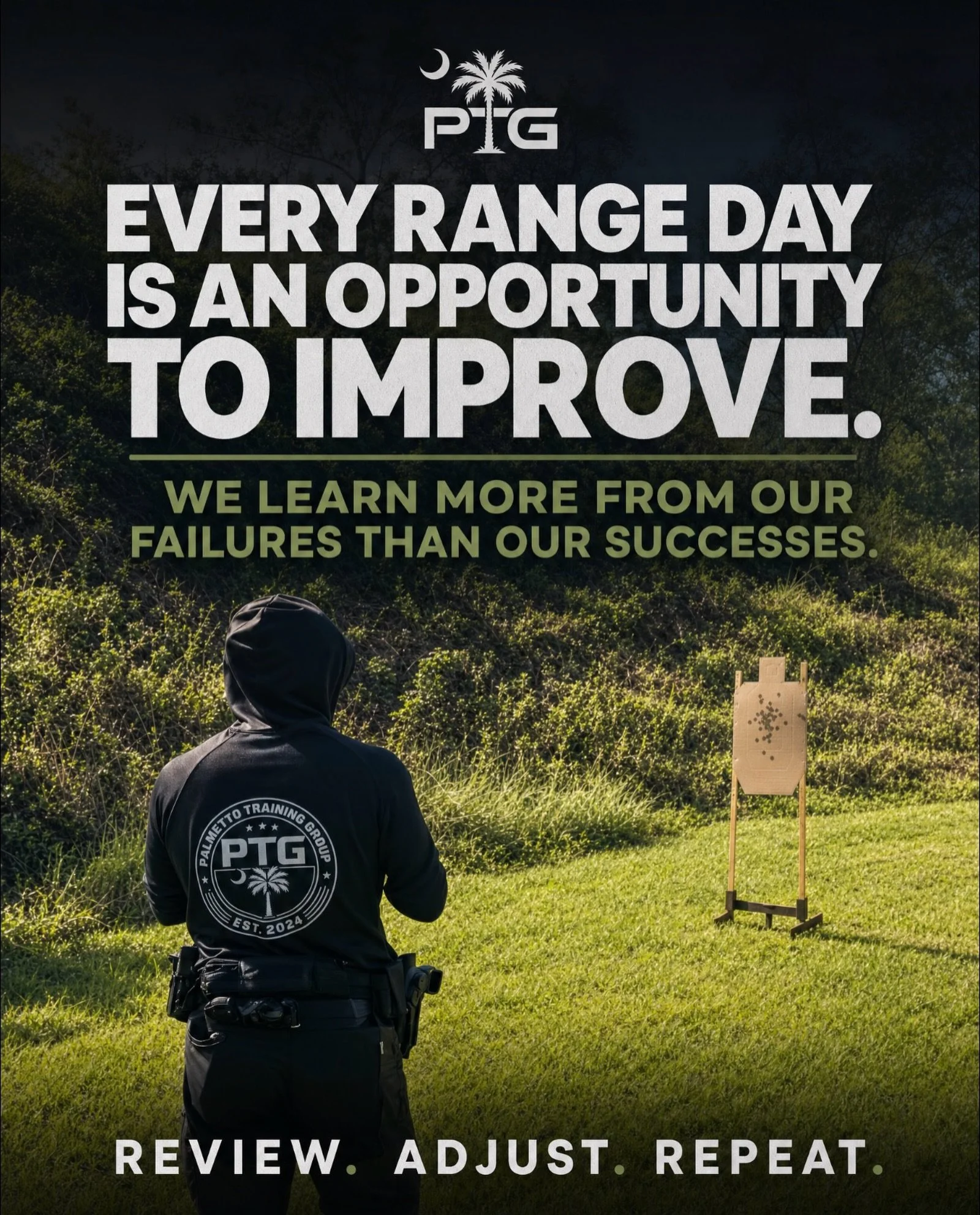 You don&rsquo;t improve by avoiding mistakes. You improve by learning from them.

#PalmettoTrainingGroup #AccountabilityUnderPressure
 #rangeday #competitionshooting #firearmeducation