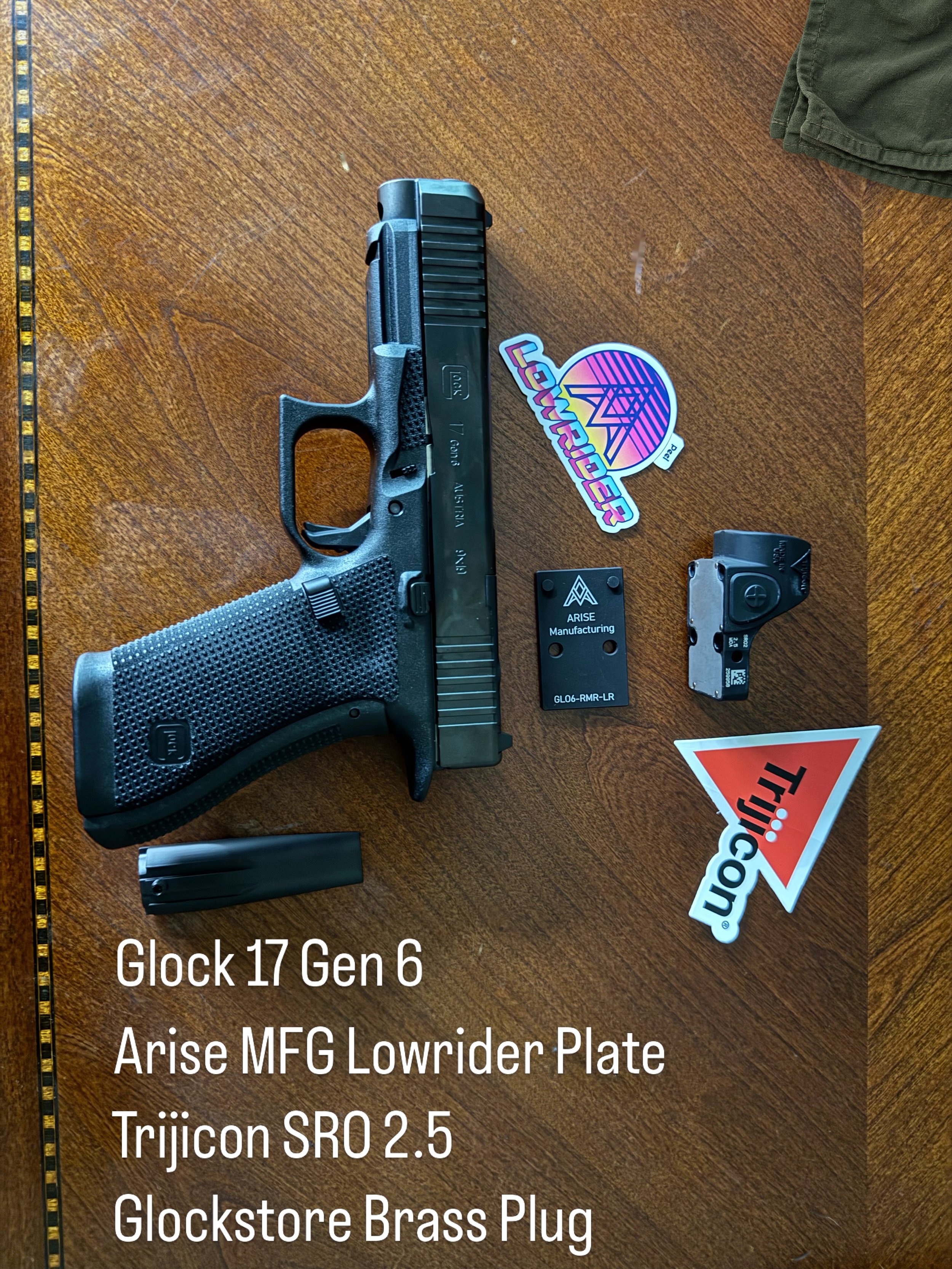 The new match / training pistol

@glockinc 17 Gen 6
@arisemfg Lowrider Optic Plate
@trijicon SRO 2.5 MOA
@glockstore Brass Plug

#glock #competitionpistol #2acommunity #trijiconsro #firearm