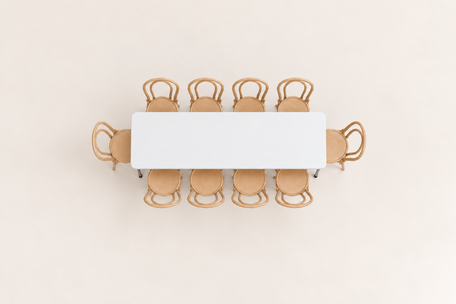 Minimalist Dining Table with Ten Chairs.png