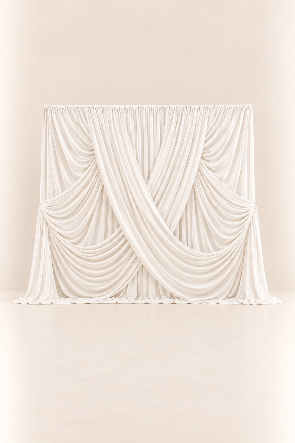 10' × 10' Draped Backdrop