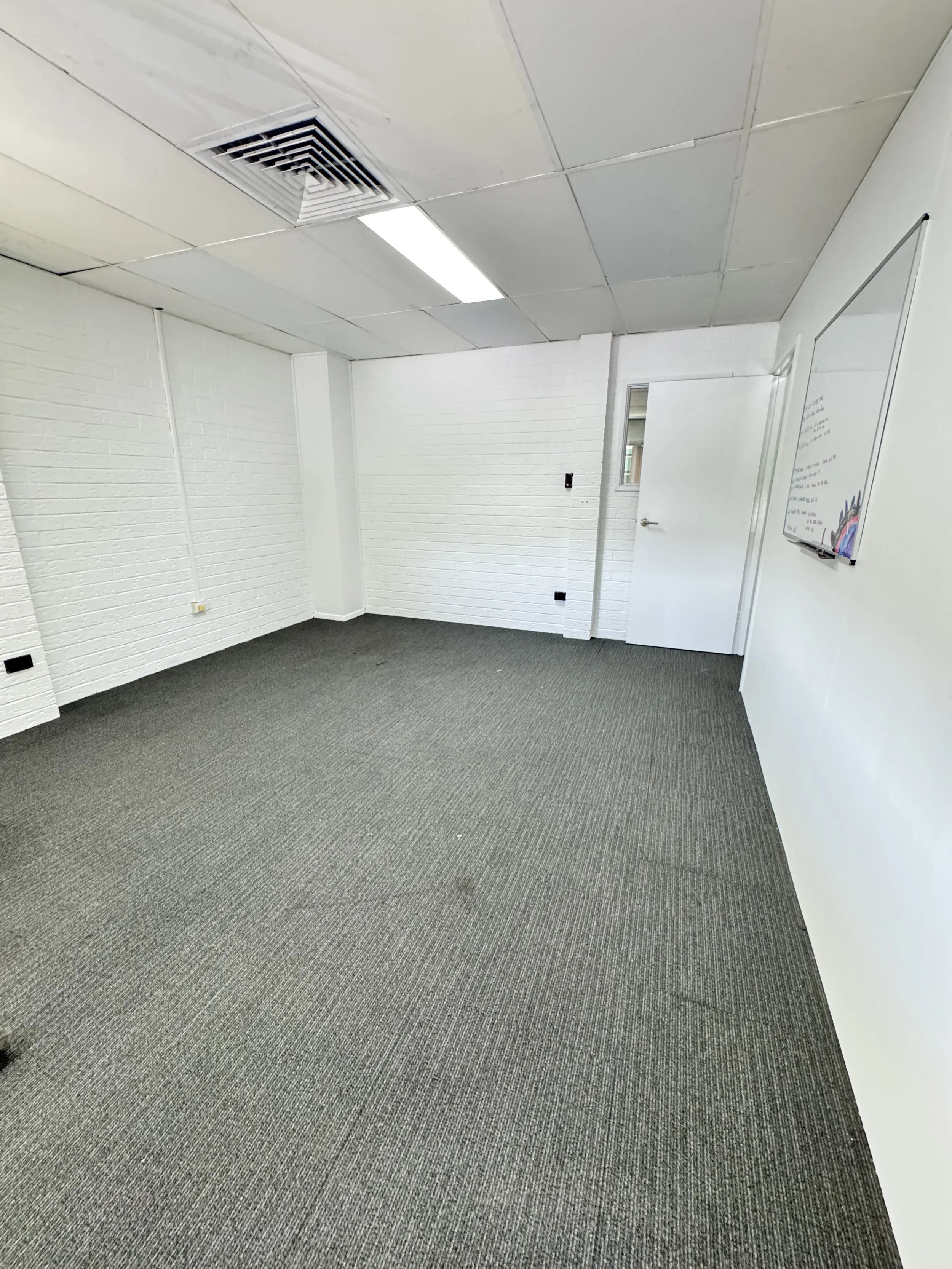 Commercial office interior in Bethania after repainting