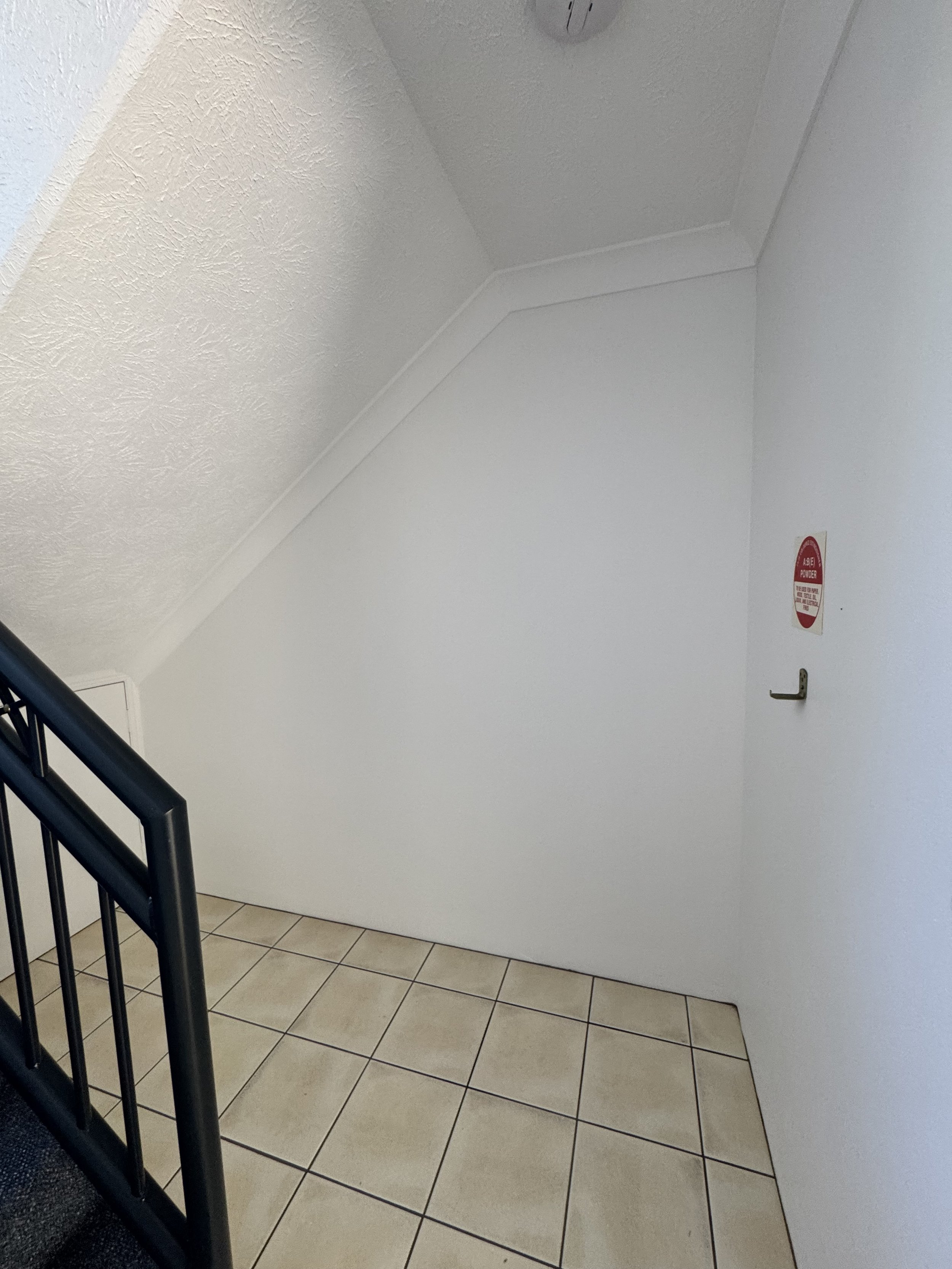 Labrador stairwell painting completed at bottom of stairwell.jpeg