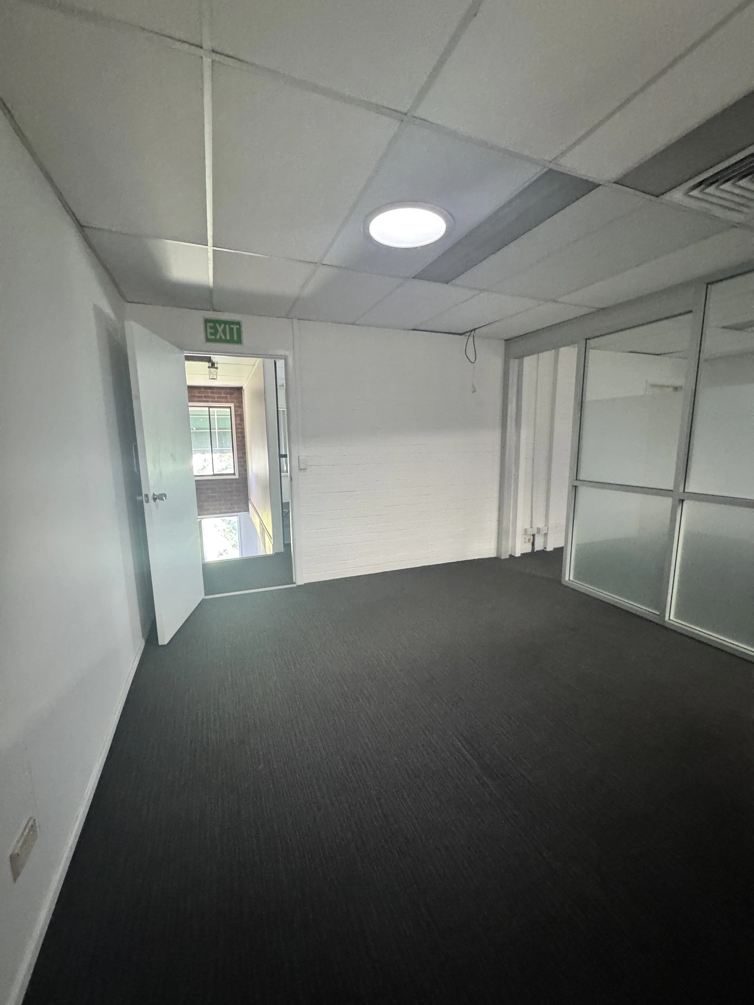 Commercial office interior in Bethania after repainting