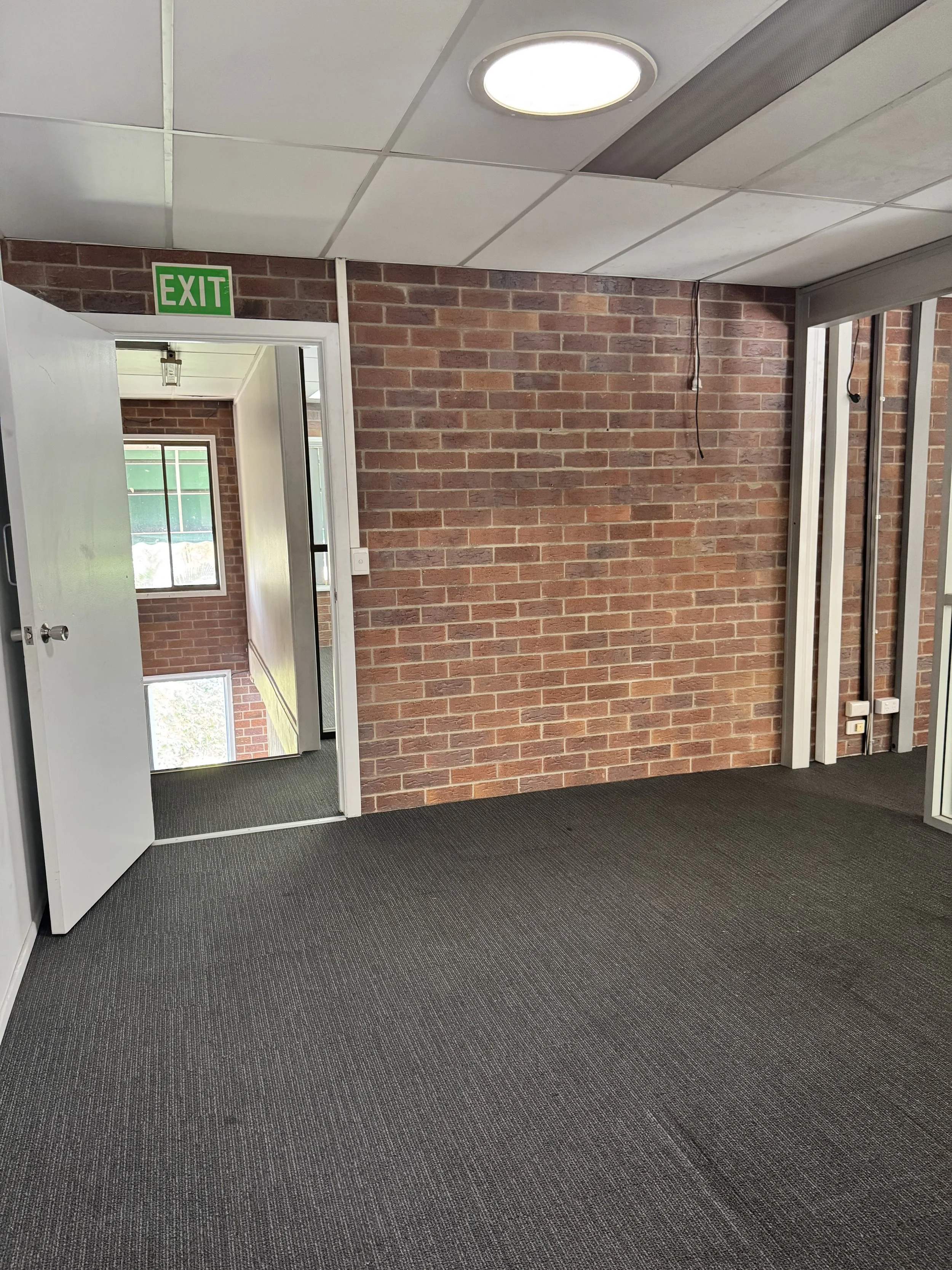 Commercial office room in Bethania before painting