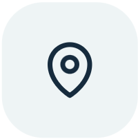Location marker icon on a light background