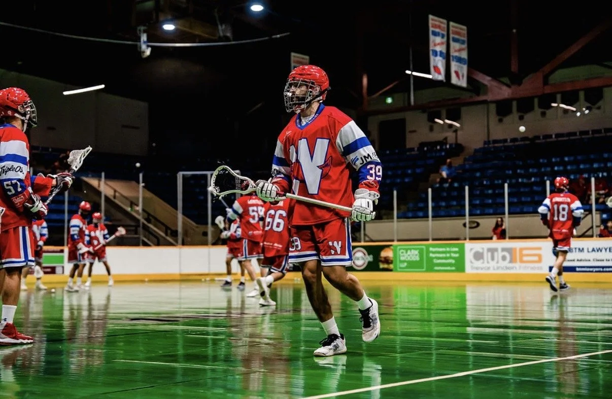 Dr. CJ Schuster DC CSCS sports chiropractic office Kirkland Eastside box lacrosse western lacrosse association salmonbellies photo