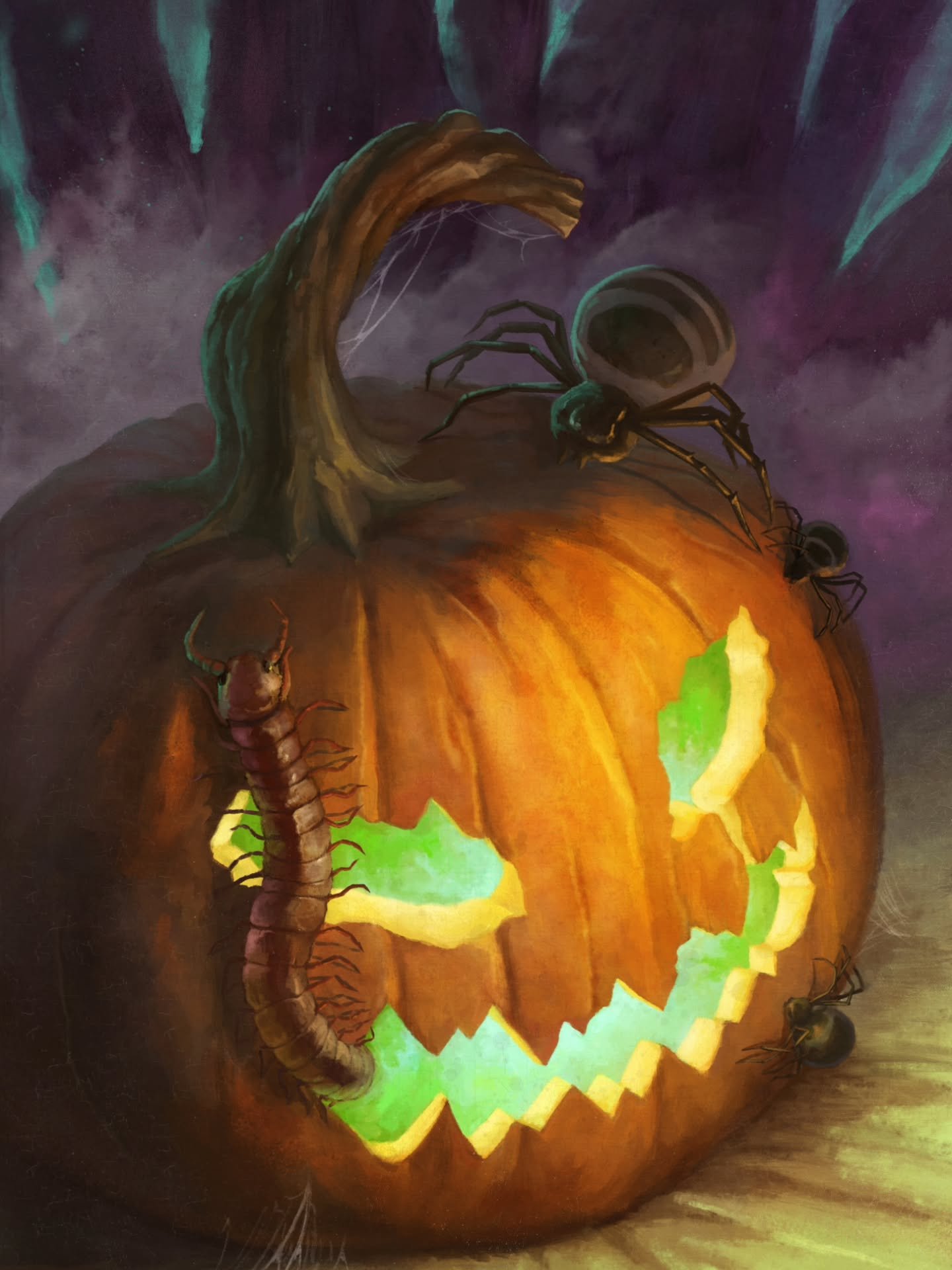 My entry for the @clipstudioofficial #cspcontest49 - the spooky creatures contest!

This was made in Clip Studio Paint which is actually what all of my art for the past year has been done in. This one started as a pencil sketch though, which I took a